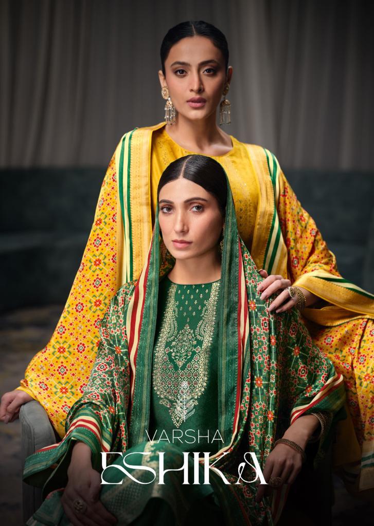 Eshika By Varsha EK-01 To EK-05 Wedding Salwar Suits Catalog